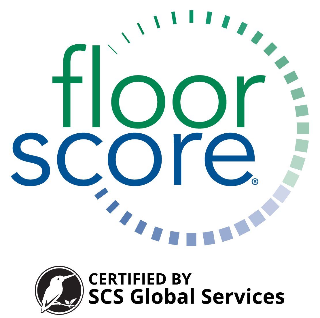 FloorScore certified by SCS Global Services
